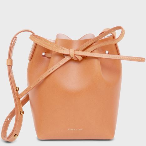 Women's Mansur Gavriel Mini Mini Bucket Bags Light Brown | AU 18M6DG